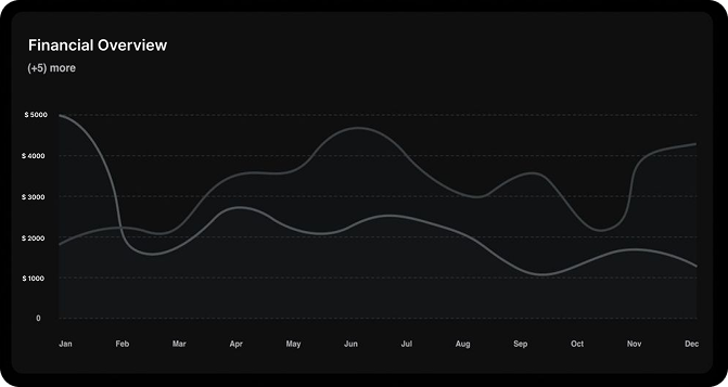 Financial Overview Dashboard
